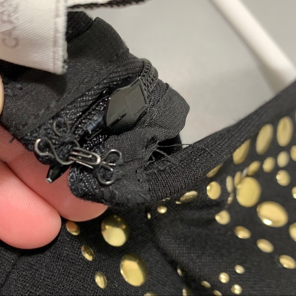 Carmen Marc Valvo Sleeveless Sheath Dress SzS - Picture 7 of 8